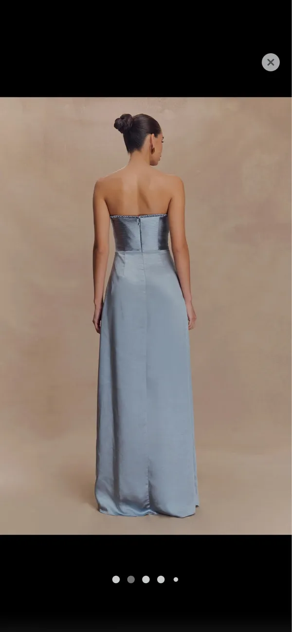 Meshki Satin Maxi Dress - Image 2