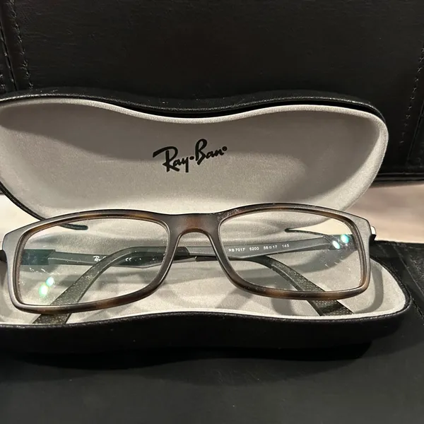 Ray-Ban Brown Frame Glasses frame and Ray Ban hard Case only - Image 11