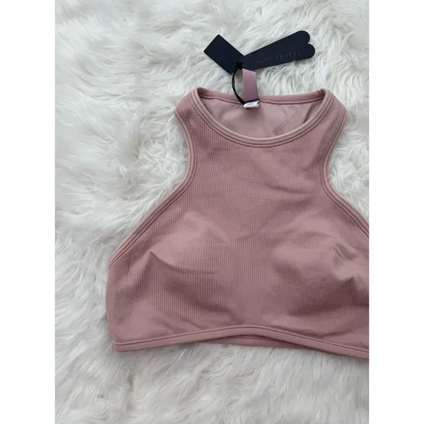Nike Skims Ribbed Seamless Racer Front Bra Himalayan Size Medium - Image 4