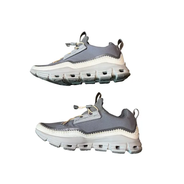 On Cloud Cloudaway Sneaker in Gray Asphalt Ivory - Image 4