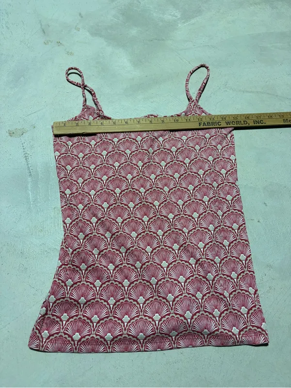 Loft outlet NWT Patterned Spaghetti Strap Tank Top MEDIUM MSRP$30 - Image 5