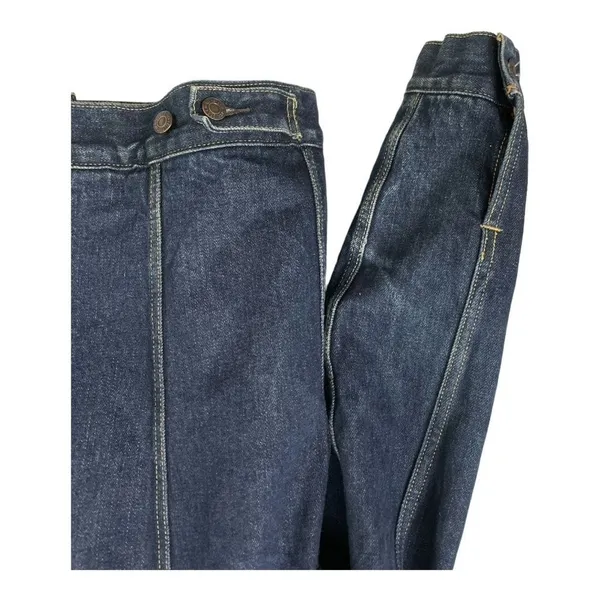 Levis Sherpa Lined Dark Wash Womens Denim Jacket Size Medium - Image 6