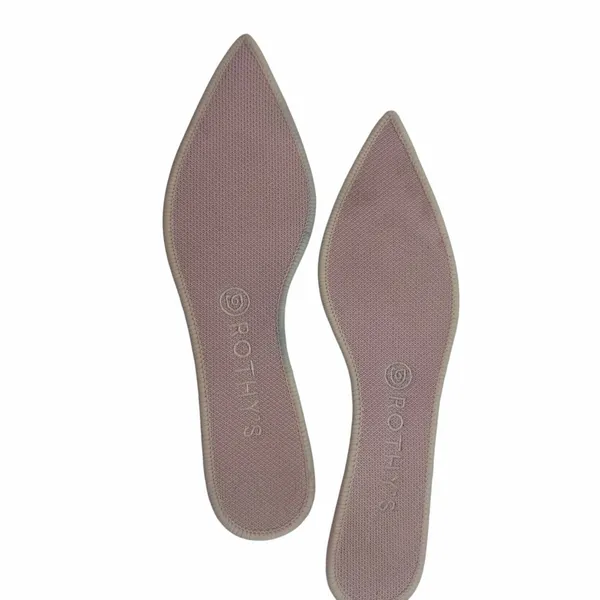 Rothy’s The Point Pink Blush Size‎ 9 Ballet Flats Comfort Washable Luxe Chic - Image 7