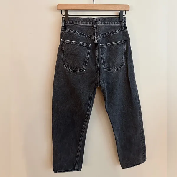 AGOLDE High Rise 90s Pinch Jeans - Black- Size 23 - Image 14