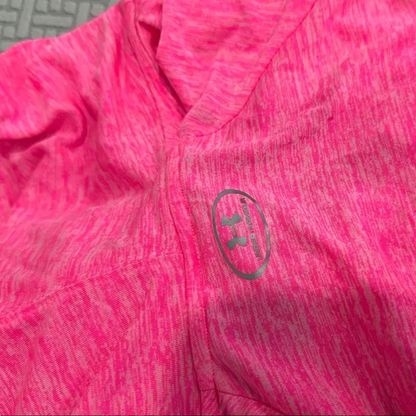 Under Armour Vivid Pink Pullover Hoodie - Image 9