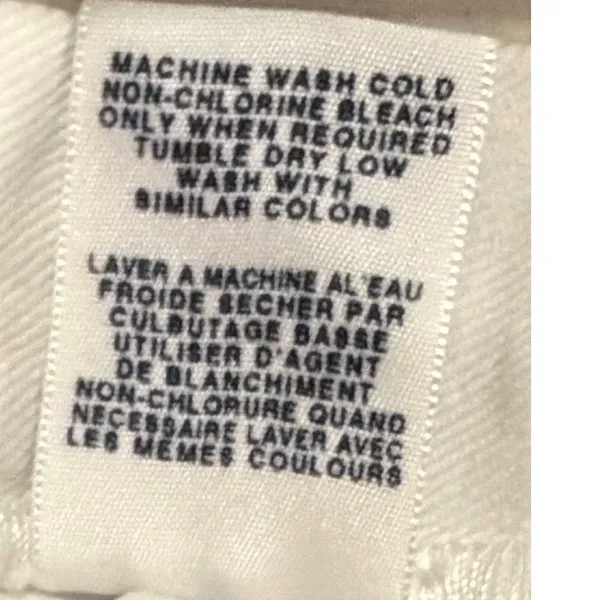 Polo Jeans Co Ralph Lauren White Denim Shorts Women 10 5 Inch Saturday Short y2k - Image 8