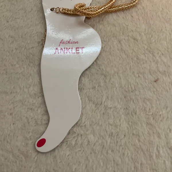 Gold Plated Ankle Bracelet - Image 2