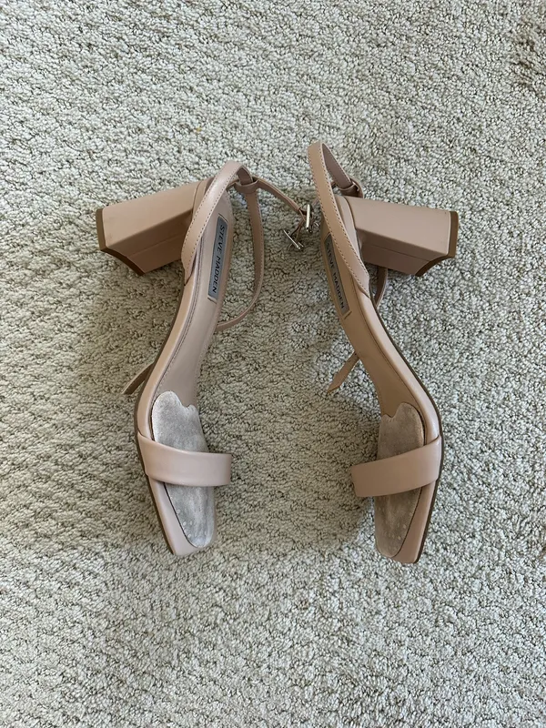 Steve Madden Nude Luxe Strappy Heels - Image 7