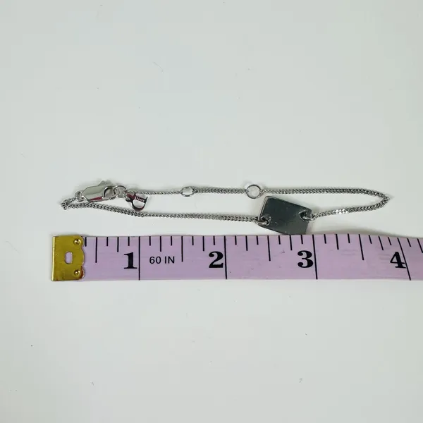 Dior Silver Tone Crystal Heart Plaque Chain Charm Bracelet Red Enamel Logo - Image 5