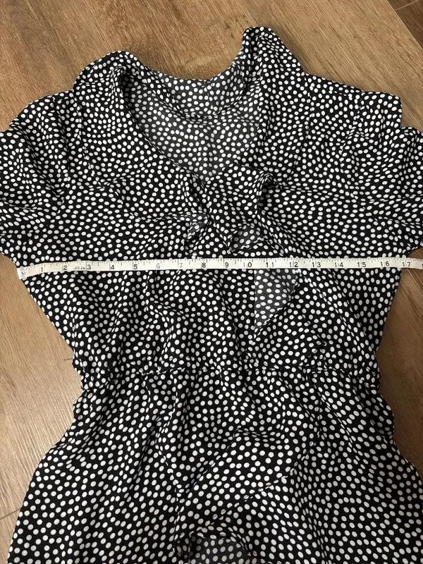 Max Studio Polka Dot Long Sleeve Blouse - Image 3