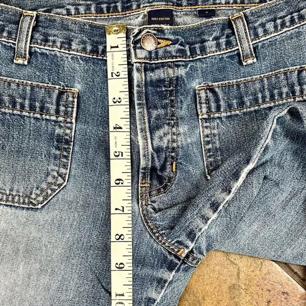 Abercrombie Button Up Capri Denim Jeans 4 - Image 3