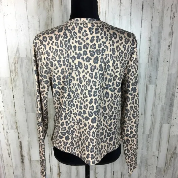 BP Cozy Thermal Top Cheetah Animal Long Sleeve XL v6x - Image 4
