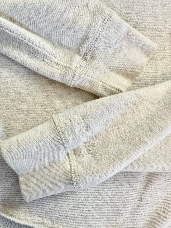 Abercrombie & Fitch Lace Crewneck Sweatshirt Cream Small - Image 4