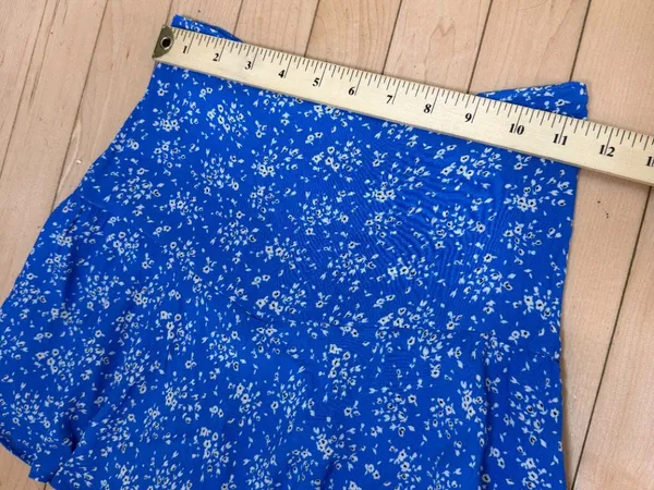 Barcelona Spain Brand Brownie Skirt Skort Blue Floral Size XXS - Image 8