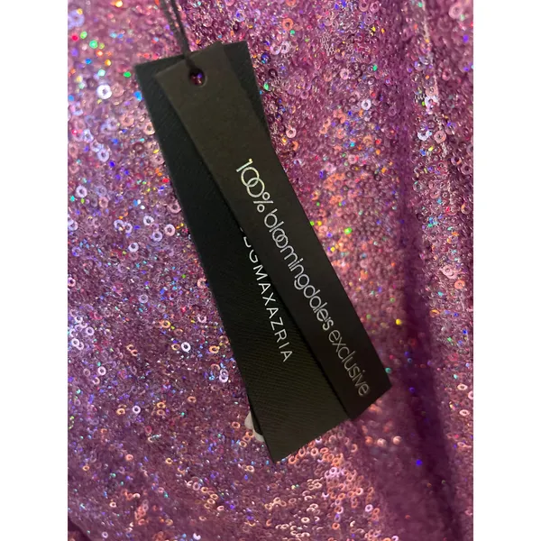 BCBG MAX AZRIA Sequin Cowl Mini Slip Dress PARTY Size L Large Lavender NWT - Image 5