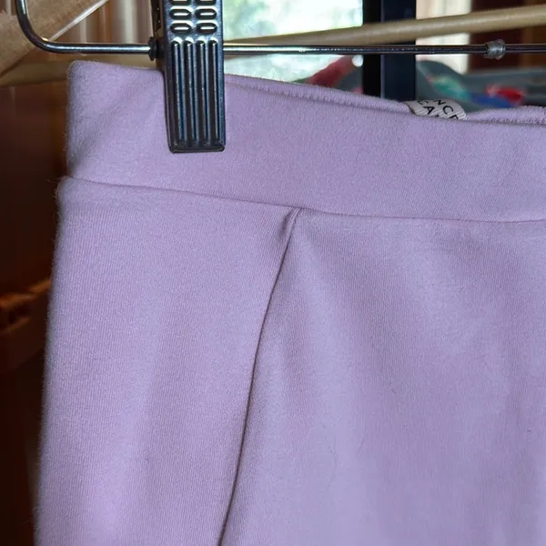 NWT Oh Polly Pink Double Lined Compression Bike Shorts Size 6 Athleisure - Image 4