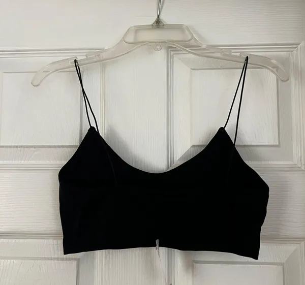 PacSun NWT LA Hearts Black Bralette with Skinny Elastic Straps - Image 4
