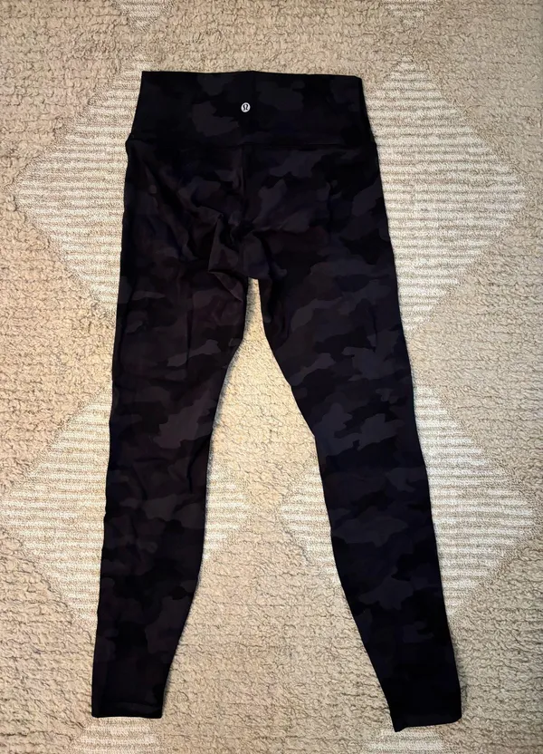 Lululemon Wunder Train 25" in Heritage 365 Camo Deep Coal Multi - Image 5