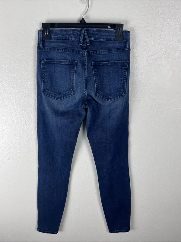 GOOD AMERICAN Good Legs Medium Wash Five Pockets Denim Jeans 26 Casual Neutral - Image 2