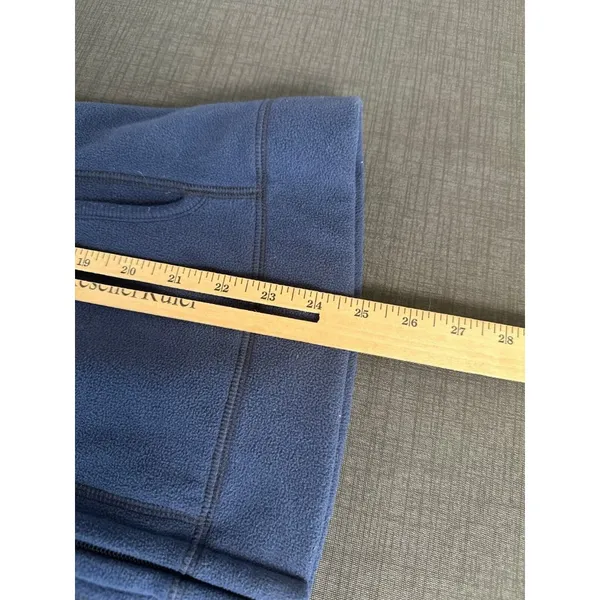 Old Navy Large Vest Sleeveless Fleece Blue Womens 2009 Full Zip Top Mock‎ Neck - Image 5