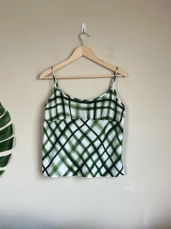 Aritzia Wilfred Free Divinity Painted Plaid Camisole - Image 2