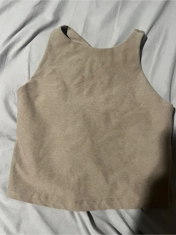 Beyond yoga spacedye Sleeveless Crop Tank Top - Beige - Image 3