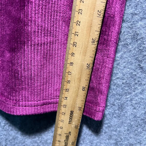 BP Flared Corduroy Pants Magenta Pink‎ Velvet Bell Bottoms Size M - Image 3