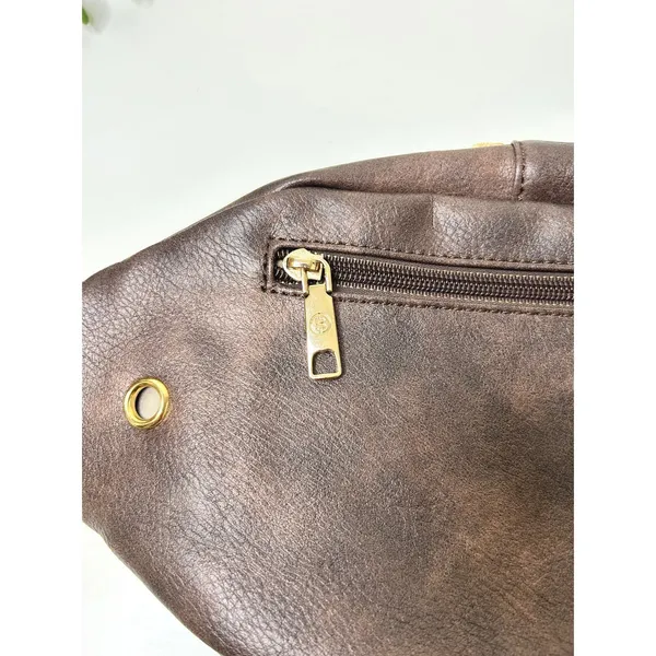 Bostanten Sling Bag Brown Crossbody Purse‎ - Image 3
