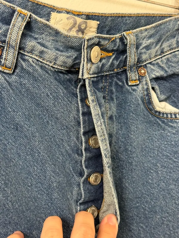 {28} We the Free Free People Lasso Denim Jeans Straight Leg - Image 7