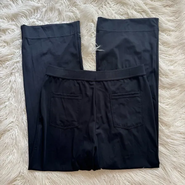 Halara DayStretch High Waisted Pockets Straight Leg Casual Pants Black Size XL - Image 7