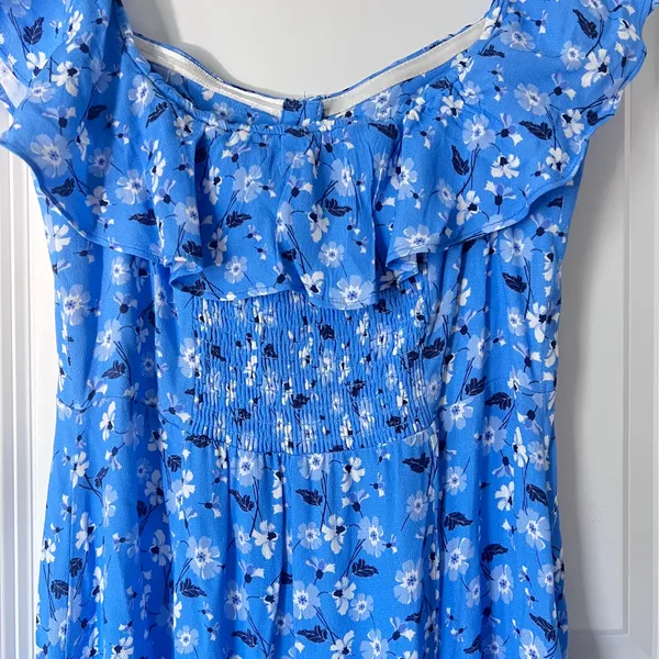 Yumi‎ Kim Ray of Light Blue Spring Floral Maxi Dress Size 6 – Feminine & Flowing - Image 8