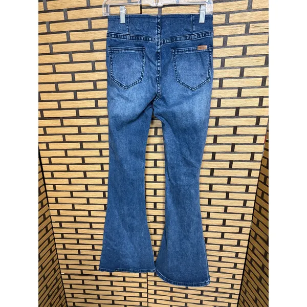 Rock N Roll‎ Pull On Flare Jeans Size 26x34 - Image 2