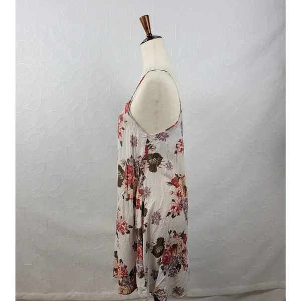 Brandy Melville Women Slip Dress One Size Floral Sleeveless Mini Summer Sundress - Image 4