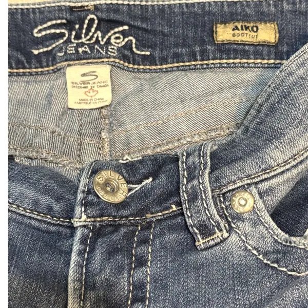 Silver Jeans Aiko Bootcut Jeans W29 L33 Dark Wash Stretch Denim - Image 4