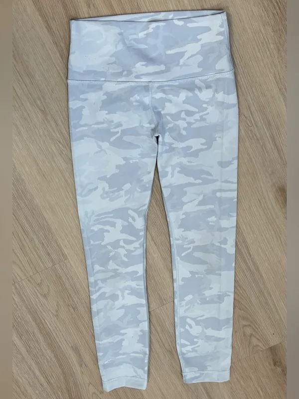 Lululemon White Camo Leggings - Image 3