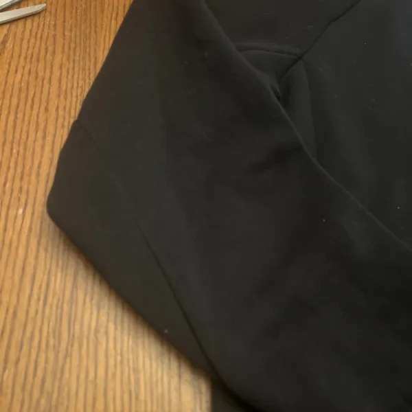 Askya Lord & Taylor Women black‎ zip closure pullover sweatshirt NWOT Size Large - Image 6