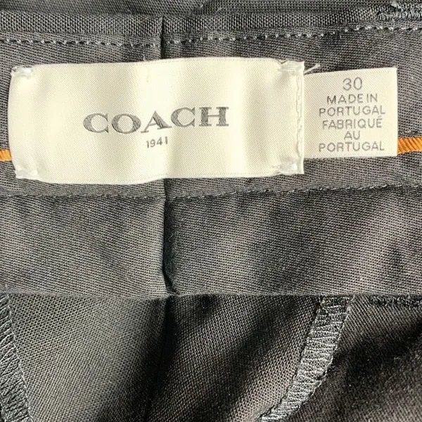 Coach Dress Pants Black Wool Trousers Women’s size 30 - Image 5