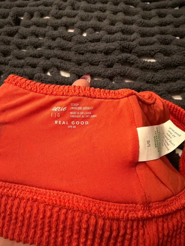 Aerie Bikini Set Red Orange  - Image 3