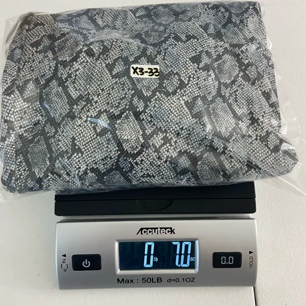 EUC Stone &‎ Sky women’s gray reptile print patterned soft stretch twist skirt S - Image 6