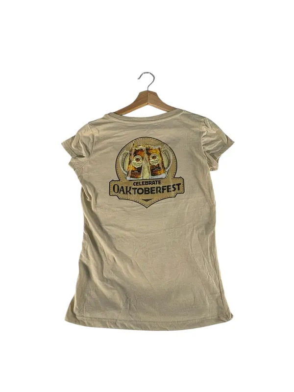 Bacardi Oakheart Oaktoberfest Women’s M Graphic T Shirt Spiced Rum Promo Tee - Image 4