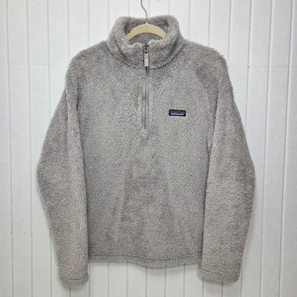 Patagonia Gray Fleece Teddy Pullover Size‎ M - Image 5