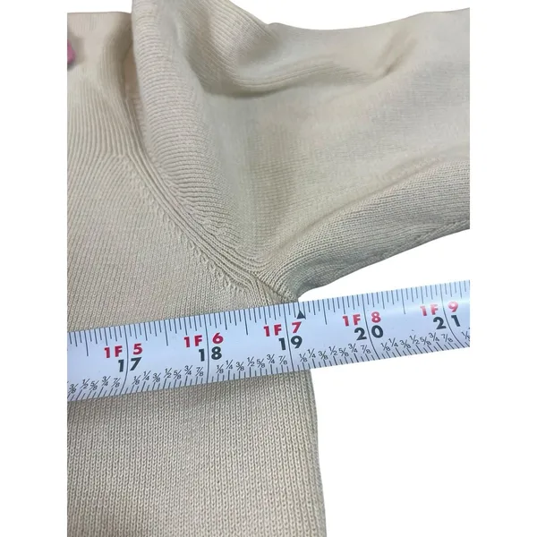 Vintage 2001 GAP Polo Tennis Knit Sweater XL Beige Short Sleeve Preppy Y2K NWT - Image 8