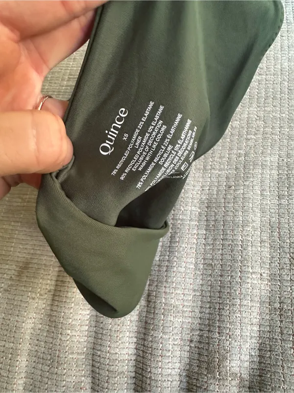 NWT Quince Low Rise bikini bottoms palm - Image 4