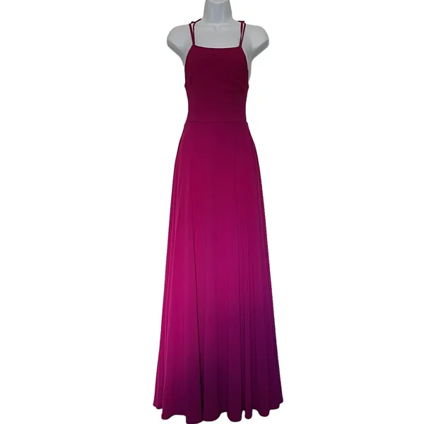 Lulus Strappy to be Here Maxi Y2K Dress Sz Small Corset Prom Glam Strappy Formal - Image 16