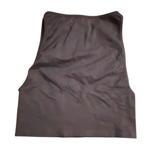Intimately Free People Simply Soft Low-Arm Crop Top Black XS/S Layering Leisure - Image 2