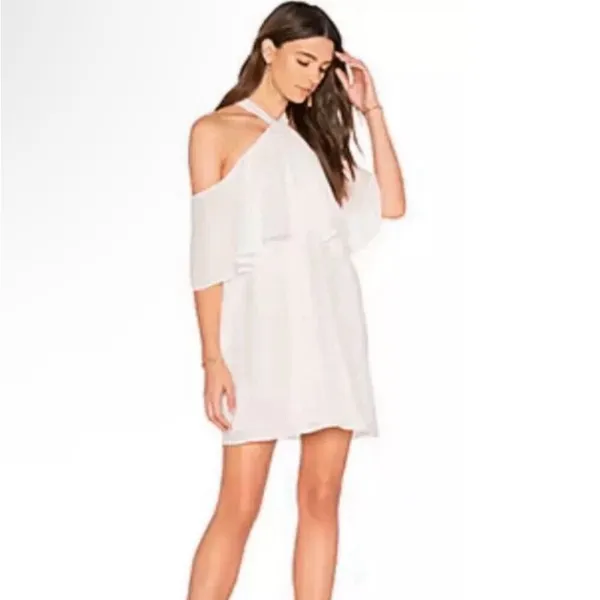 NWT Revolve‎ krisa Off the Shoulder Halter Dress size Small - Image 2
