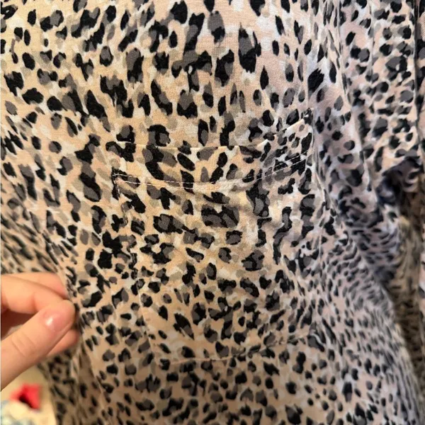 Banana Republic Leopard Print Long Sleeve Top - Image 2