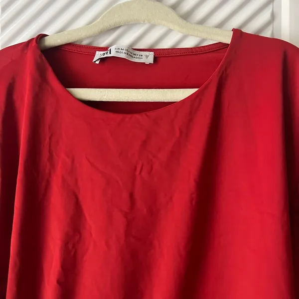 ZARA Women's Red Long Sleeve Top - Image 4