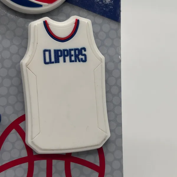NEW‎ Crocs NBA Los Angeles Clippers Jibbitz 5-Pack Shoe Charms Basketball - Image 4
