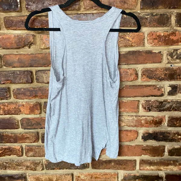 Club Monaco Gray Sleeveless Racerback Pocket Tank Top Women's Size XS - Image 9